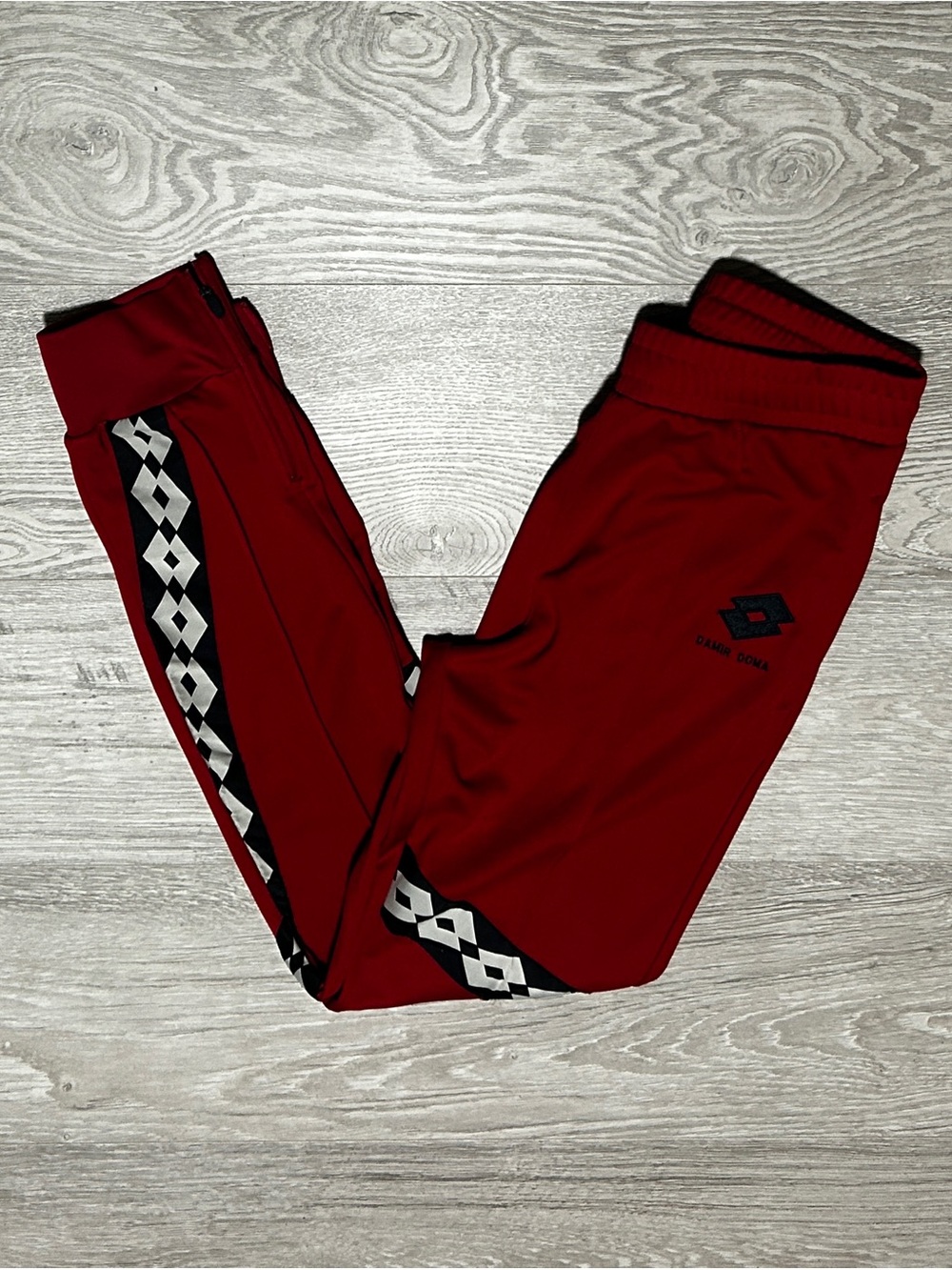 2018 Damir Doma x Lotto Men’s Red Track Pants